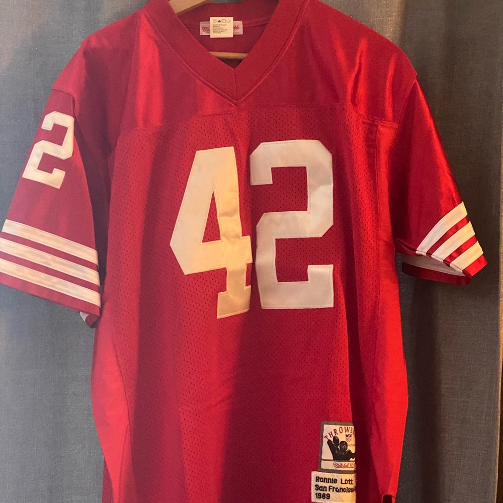 NFL 49ers Ronnie Lott Jersey